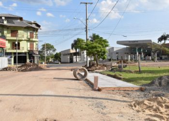 Nova Hartz realiza pavimentação em trecho urbano