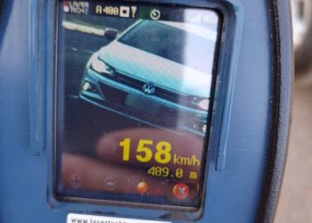 Veículo é flagrado a 158 km/h na RS-239 em Araricá