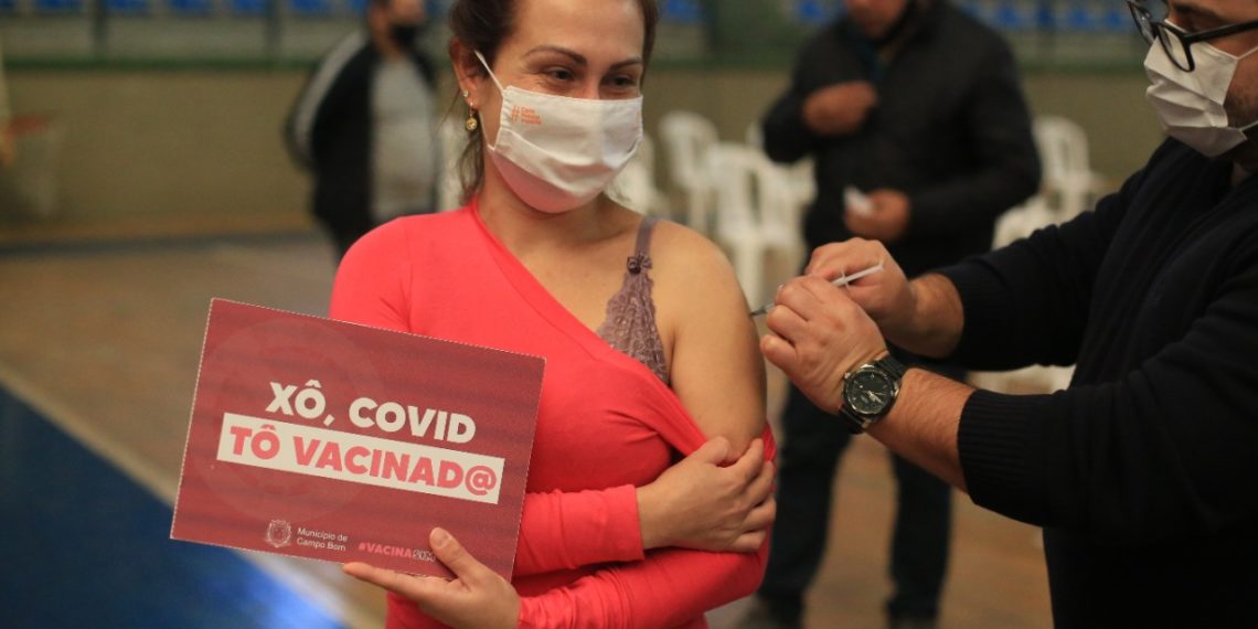 Em Campo Bom, 90% da população acima de 12 anos já se vacinaram