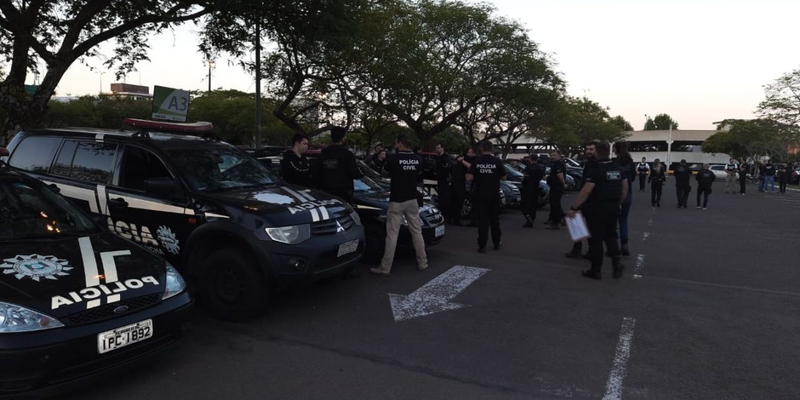 Megaoperação reúne 300 policiais em repressão contra o tráfico de drogas em Sapiranga. Confira imagens: