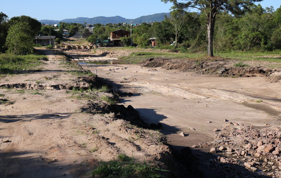 Obras da Rua Elis Regina, em Sapiranga, devem retornar em novembro