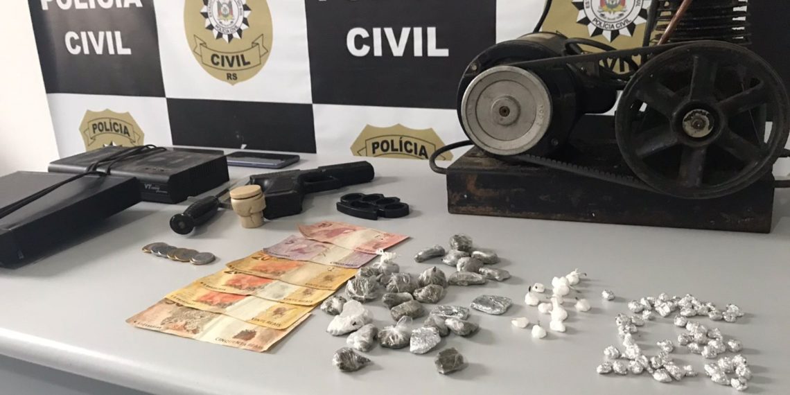 BM E PC Nova Hartz prendem homem por tráfico dois dias após saída do presídio