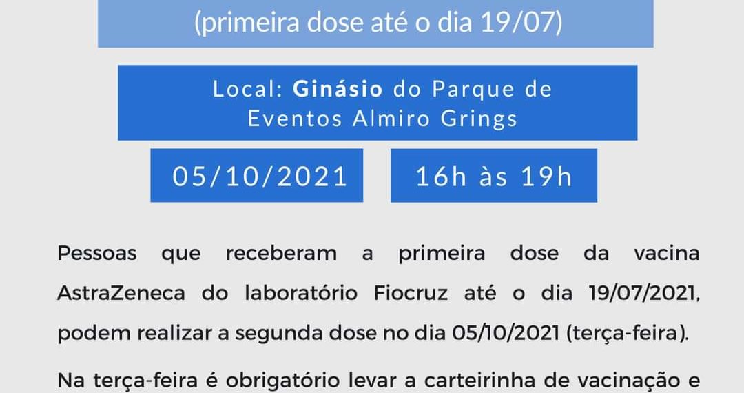 Confira onde ocorrerá vacinação nesta terça-feira