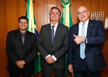 Coluna de política: Vice-prefeito com o presidente Bolsonaro