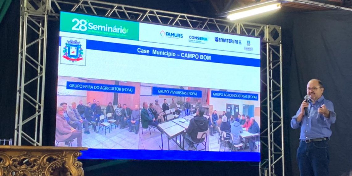 Campo Bom é referência em seminário da Famurs sobre agricultura