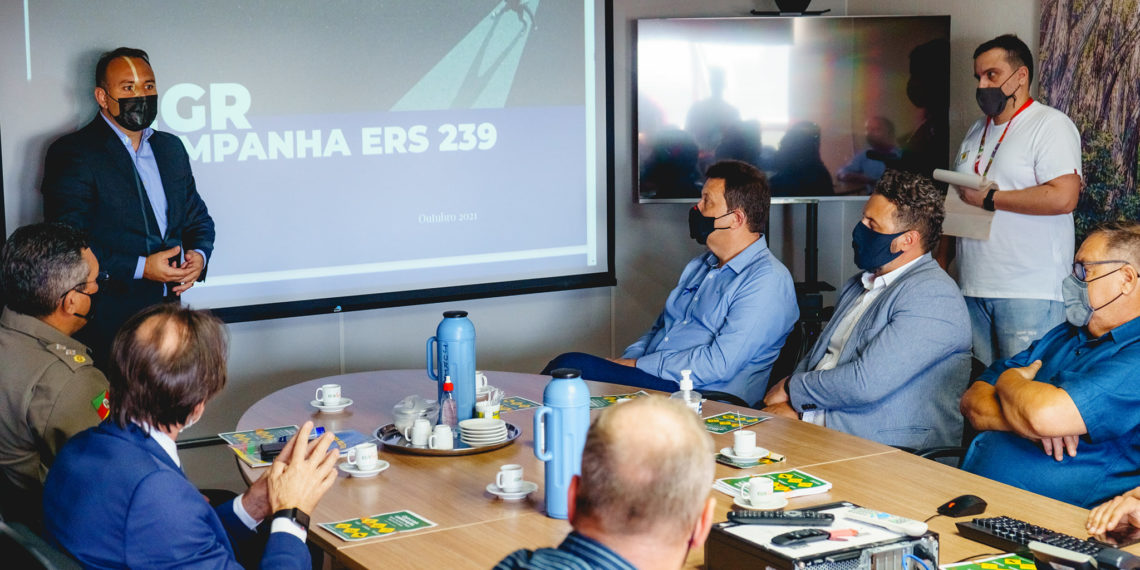 Órgãos estaduais lançam campanha para reduzir acidentes ao longo da RS-239