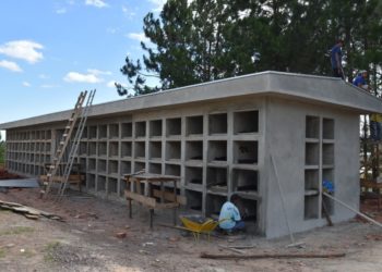 Construção de novas gavetas no Cemitério Parque Municipal de Sapiranga está em fase final