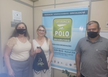 Polo UAB de Sapiranga recebe visita da coordenação da UAB da UFPEL