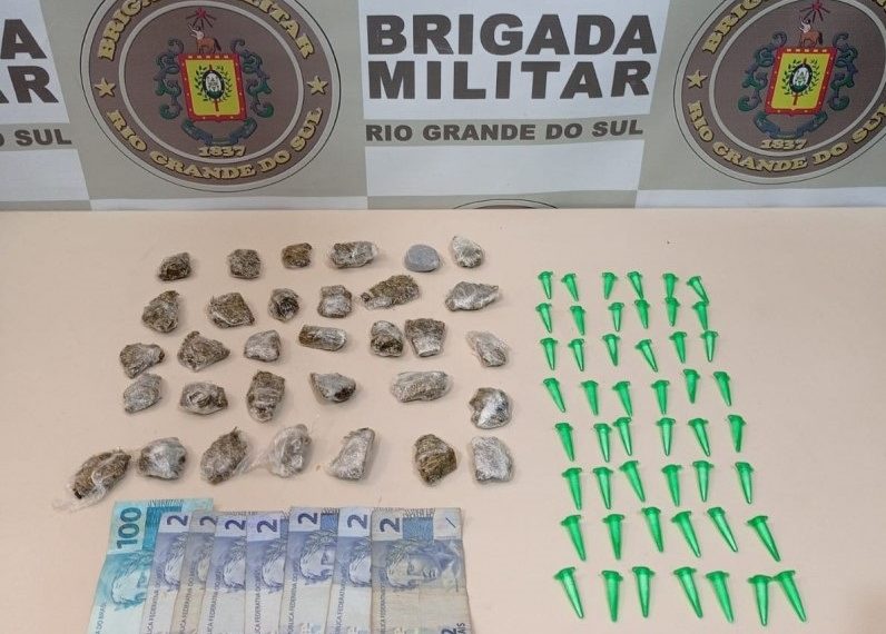Adolescente é apreendido com cocaína e maconha em Sapiranga