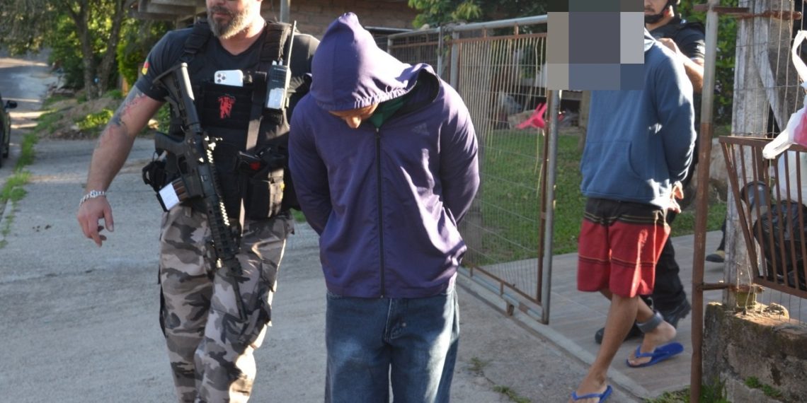 Operação prendeu do chefe ao menor poder ofensivo do tráfico em Sapiranga