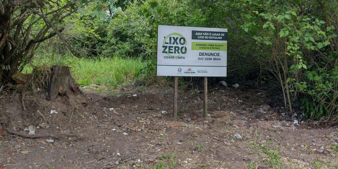 Programa Lixo Zero promove recuperação de pontos de descarte irregular em Campo Bom