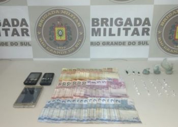 Brigada Militar prende dois homens por tráfico de drogas ilícitas em Sapiranga