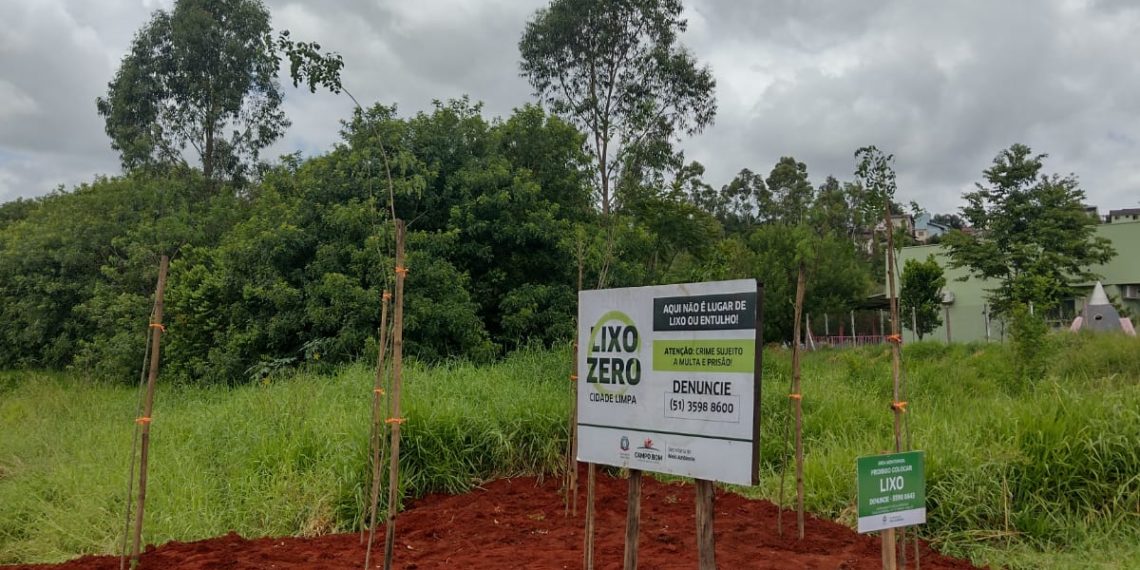 Programa Lixo Zero promove recuperação de pontos de descarte irregular em Campo Bom