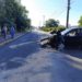 Motorista atinge poste e três pessoas ficam feridas em Campo Bom