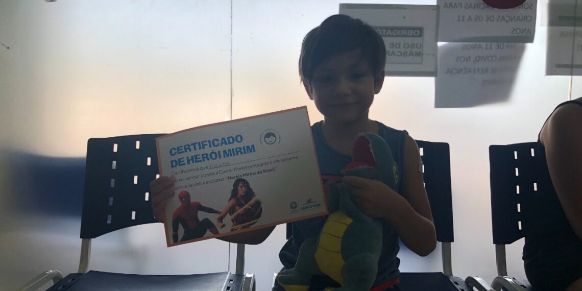 Início do período de vacinação pediátrica contra a Covid-19 na região