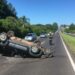 Colisão deixa trânsito em meia pista na RS-239 em Sapiranga