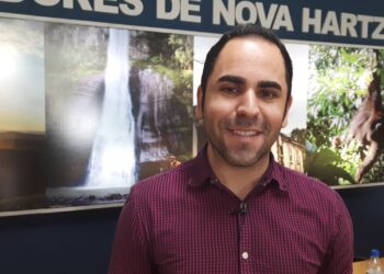Oseias Oliveira assume presidência da Câmara de Nova Hartz e prega respeito entre poderes