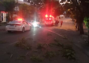 Homem fica ferido após acidente no Centro de Sapiranga