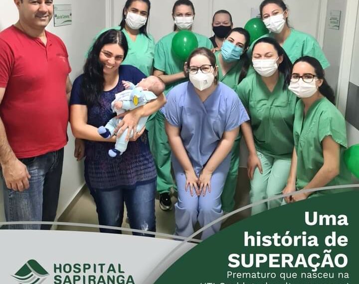 Casal relata experiência de nascimento prematuro do filho na UTI Covid no Hospital Sapiranga