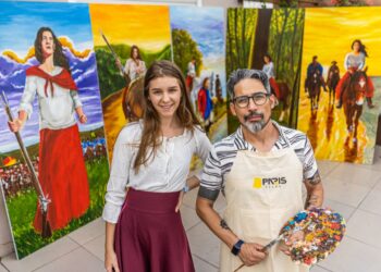 Artista sapiranguense produz quadros para o Governo do Estado