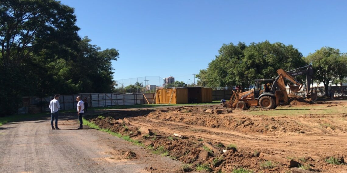 Campo Bom inicia as obras da reforma na pista atlética do Parcão