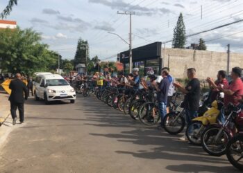 Velório de sapiranguense é acompanhado por ciclistas da cidade