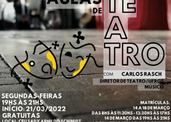 Campo Bom oferece oficinas de teatro de março a julho