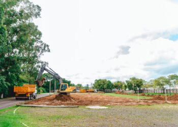 Campo Bom inicia as obras da reforma na pista atlética do Parcão