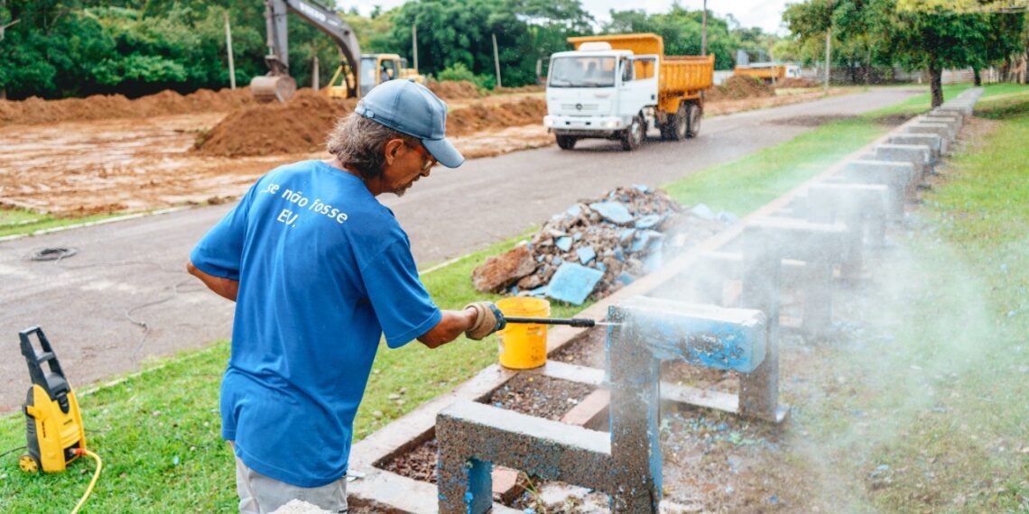 Campo Bom inicia as obras da reforma na pista atlética do Parcão