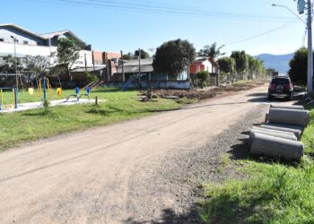 Ruas de Nova Hartz recebem pavimentação
