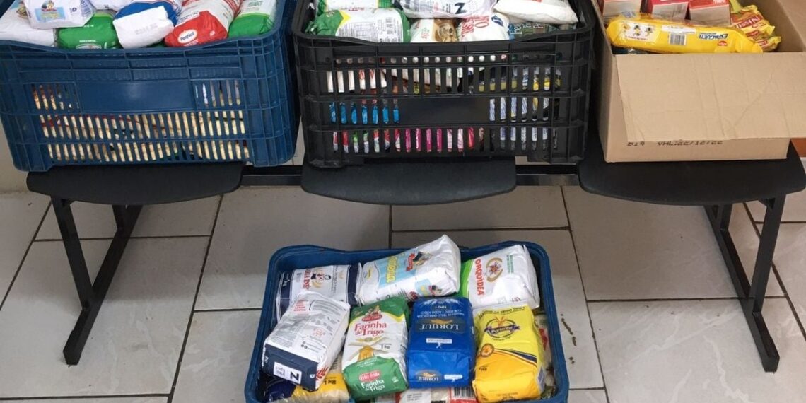 Nova Hartz recebe doação de alimento de federação esportiva