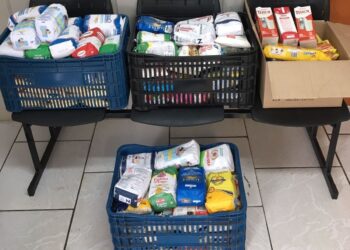 Nova Hartz recebe doação de alimento de federação esportiva
