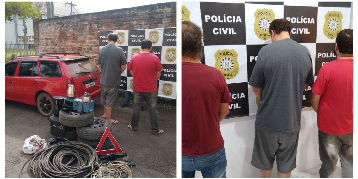 Suspeitos de furto realizado em Três Coroas são localizados pela Polícia Civil em Sapiranga