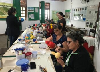 Cemeam realiza cursos de artesanato em porongos