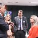 Luciano Orsi e Gênifer Engers participam do segundo dia da Marcha Municipalista