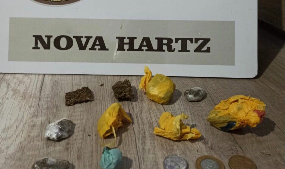 Em averiguação de furto, Brigada Militar prende acusado de tráfico em Nova Hartz