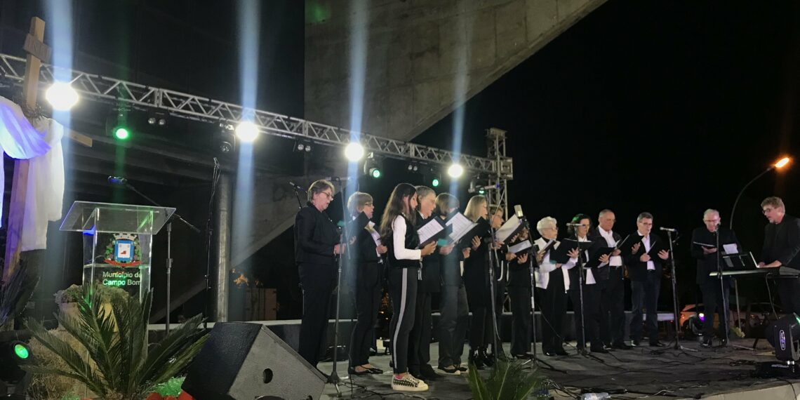 Celebração de Páscoa emociona e encanta público em Campo Bom