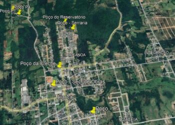 Equipe de fiscalização da Agesan vistoria estruturas de Araricá