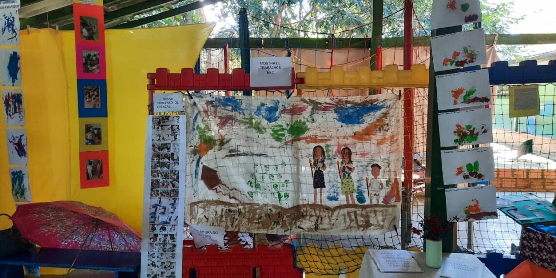 Exposição de trabalhos na UEI Dr. Décio em Sapiranga