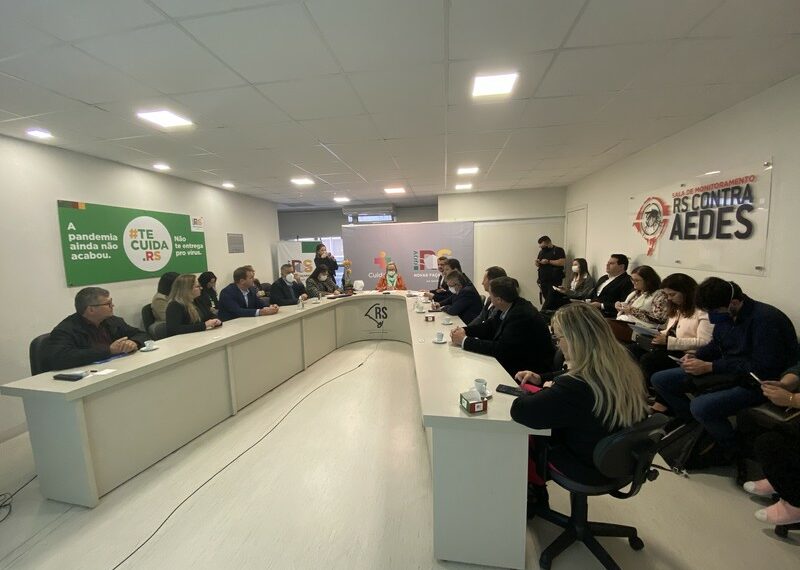 Sapiranga foi representada em reunião com a Secretaria de Saúde do Estado sobre demanda reprimida