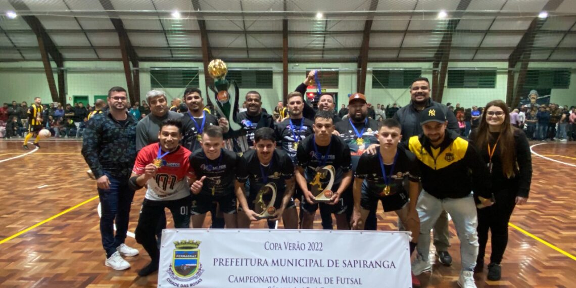 Campeonato Municipal de Futsal 2022 define os campeões nas Séries A, B e C