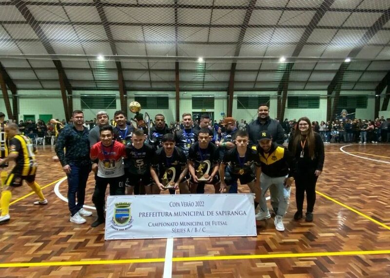 Campeonato de Futsal 2022 de Sapiranga define seus campeões
