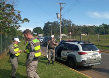Confira imagens: Ladrões arrombam casa, são perseguidos e presos pela Brigada Militar na RS-239