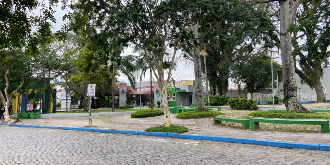 Praça da Bandeira, na área central de Sapiranga, recebe obras de revitalização nos próximos meses