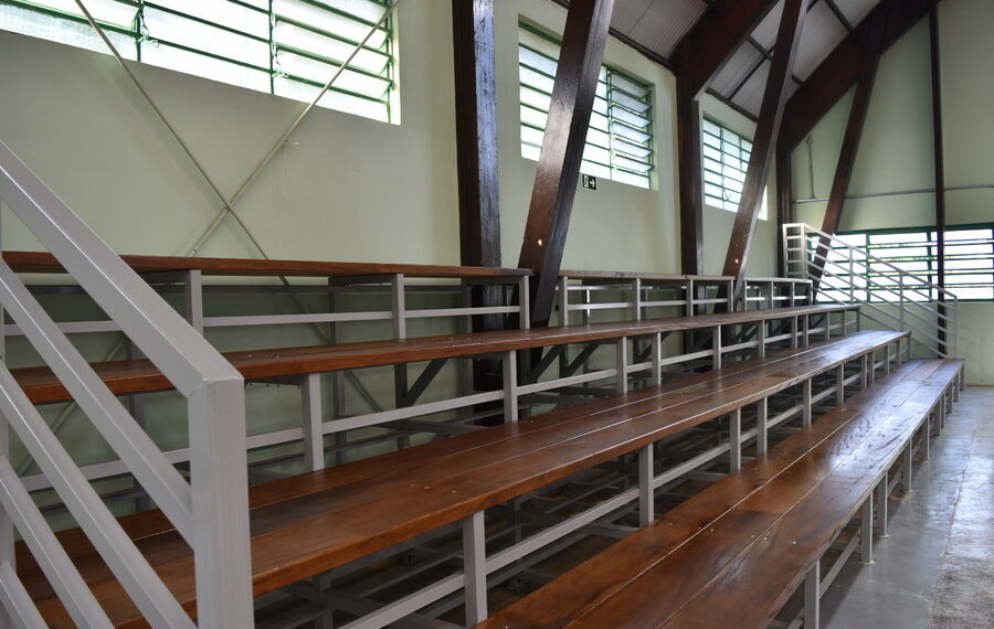 Palácio dos Esportes ganha novas arquibancadas em Sapiranga