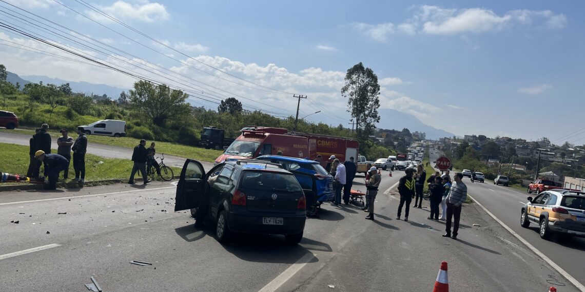 Vítima de grave acidente na RS-239 é transferida de Sapiranga para Canoas
