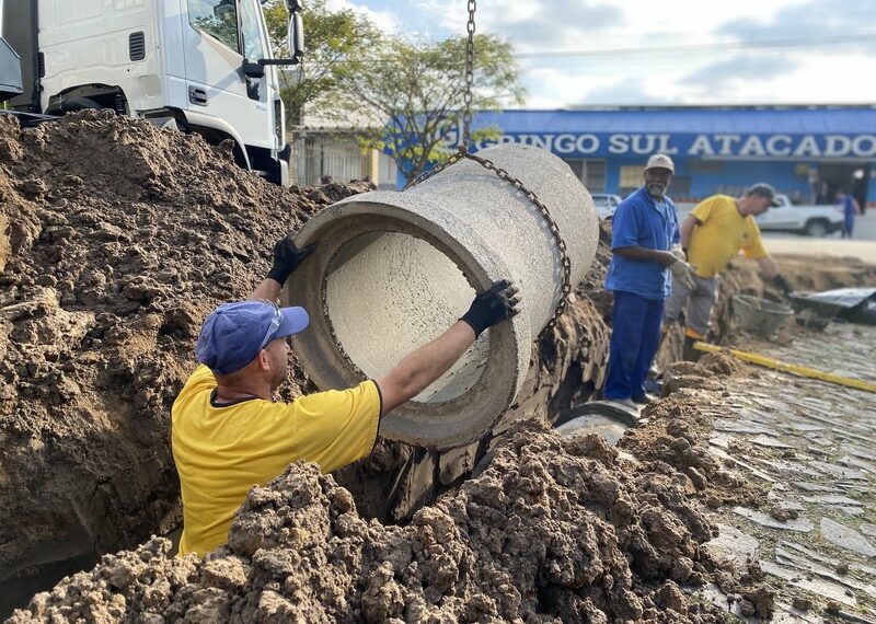 Melhorias estão sendo realizadas em Sapiranga para solucionar problemas de alagamentos