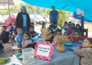 Estudantes de Sapiranga acampam na escola no projeto “Um dia de Vivência Especial”
