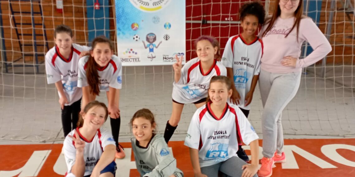 Escolas disputam última rodada da modalidade Futsal nos Jogos Escolares de Nova Hartz