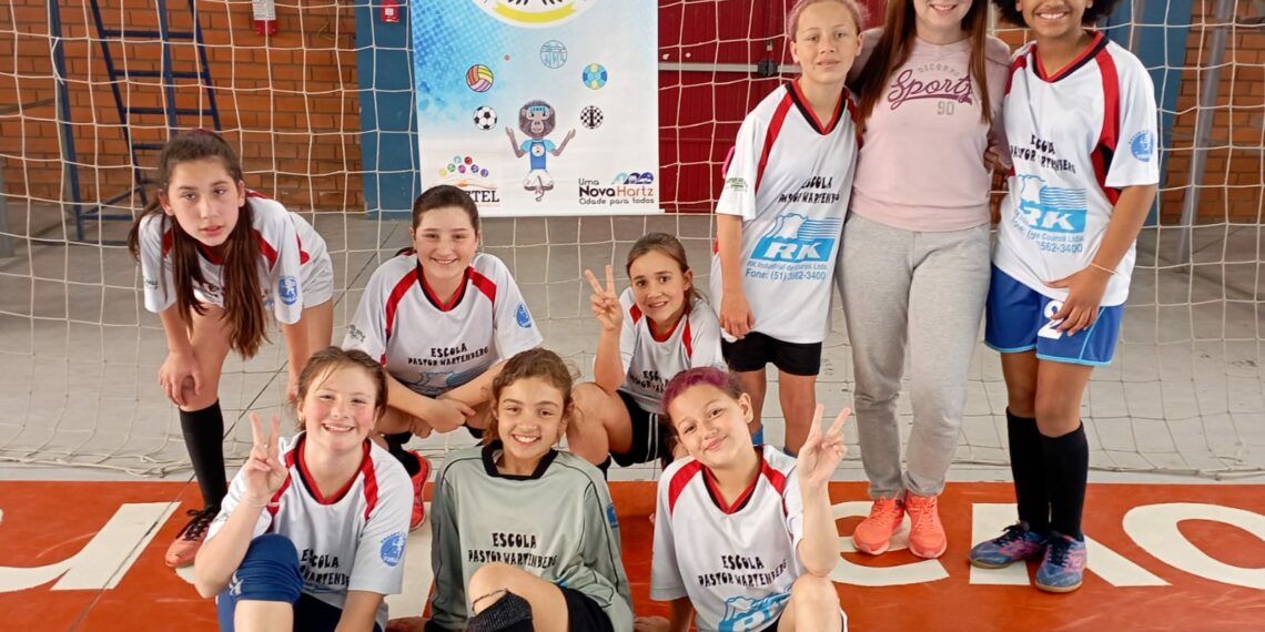 Escolas disputam última rodada da modalidade Futsal nos Jogos Escolares de Nova Hartz